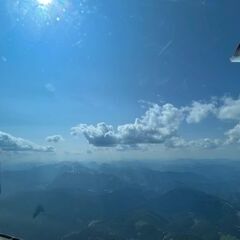 Flugwegposition um 13:43:25: Aufgenommen in der Nähe von Veitsch, St. Barbara im Mürztal, Österreich in 2642 Meter